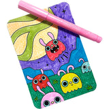 Undercover Art Hidden Pattern Coloring Activity Art Cards - Monster Aliens