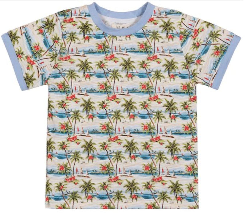 MOUSEHOLE HAWAIIAN ISLAND All over Printed Tee