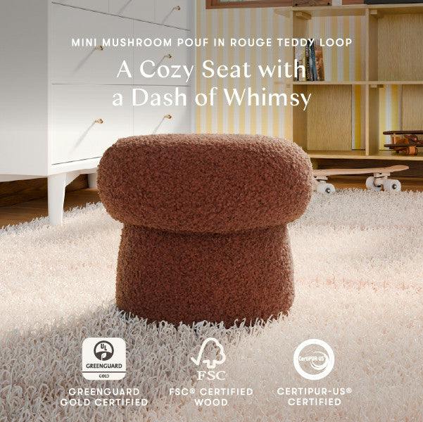 Babyletto Kids Mini Mushroom Pouf
