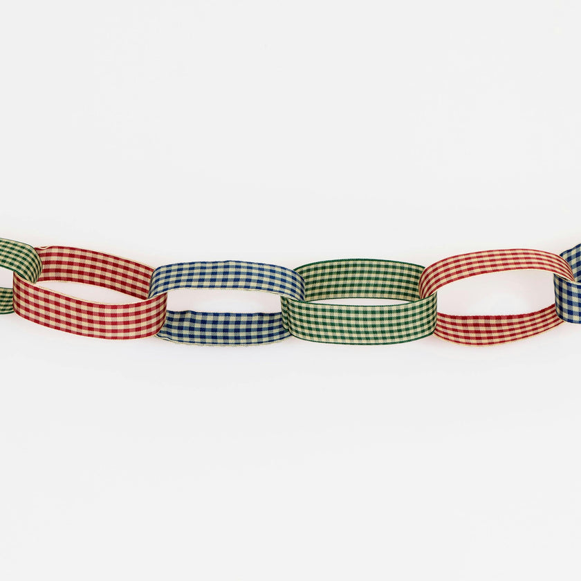 Gingham Chain Link Garland