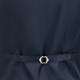 Navy Serge Formal Vest & Bow Tie Suit Set