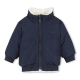 Ivory Reversible Teddy Jacket