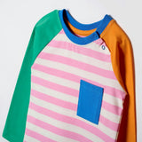 Long Sleeve Multicolor Raglan T-Shirt