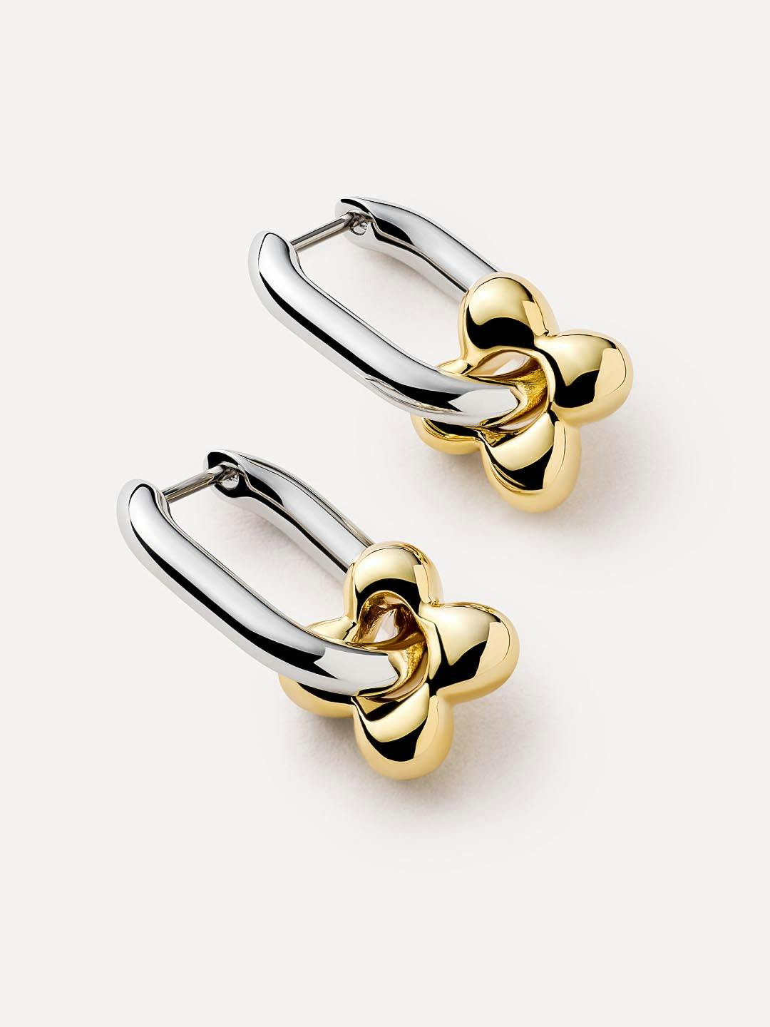 Flower Earrings - Cassia Hoops