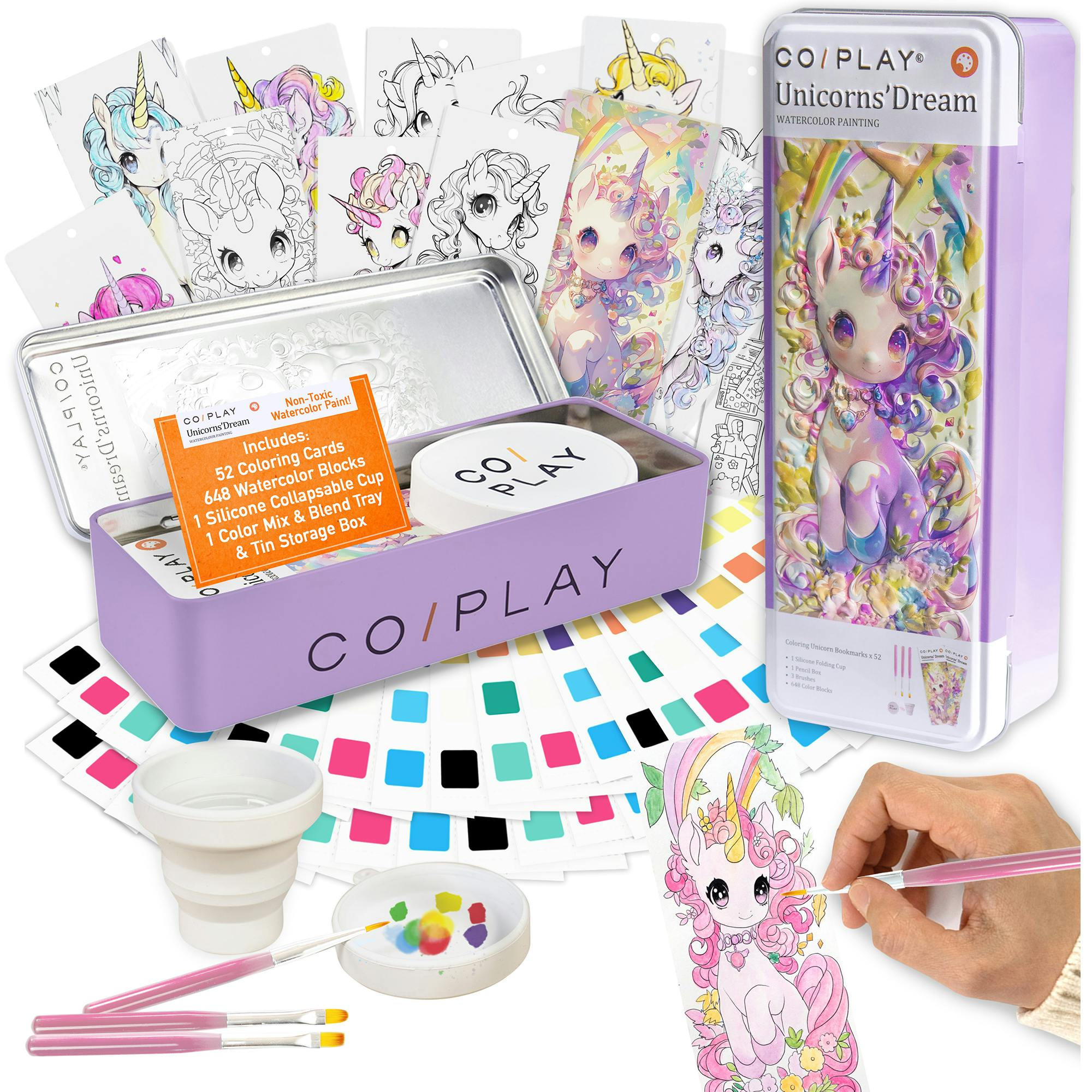 COIPLAY: Watercolor Art Kit - Unicorns Dream
