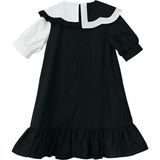 Lily dress (black/off-white)