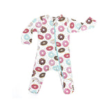 Zipped Long Sleeve Footed Onesie