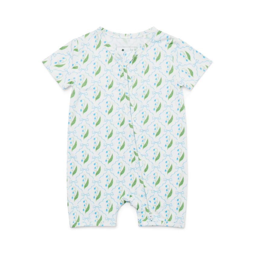 Bluebell Bows Short Sleeve & Shorts Bamboo Sleeper