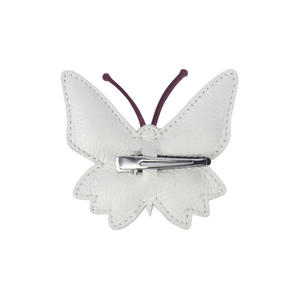 Zaza Sky Hairclip | Butterfly | Powder Metallic Nubuck