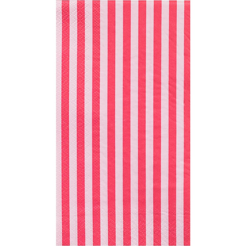 Pink Striped Guest Napkins