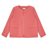 women's sailor red french terry jacket