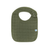 Cotton Muslin Classic Bib 3 Pack - Fern 2