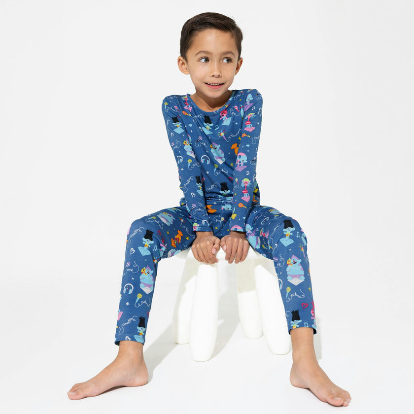 Trolls Music Valentine's Bamboo Kids Pajamas