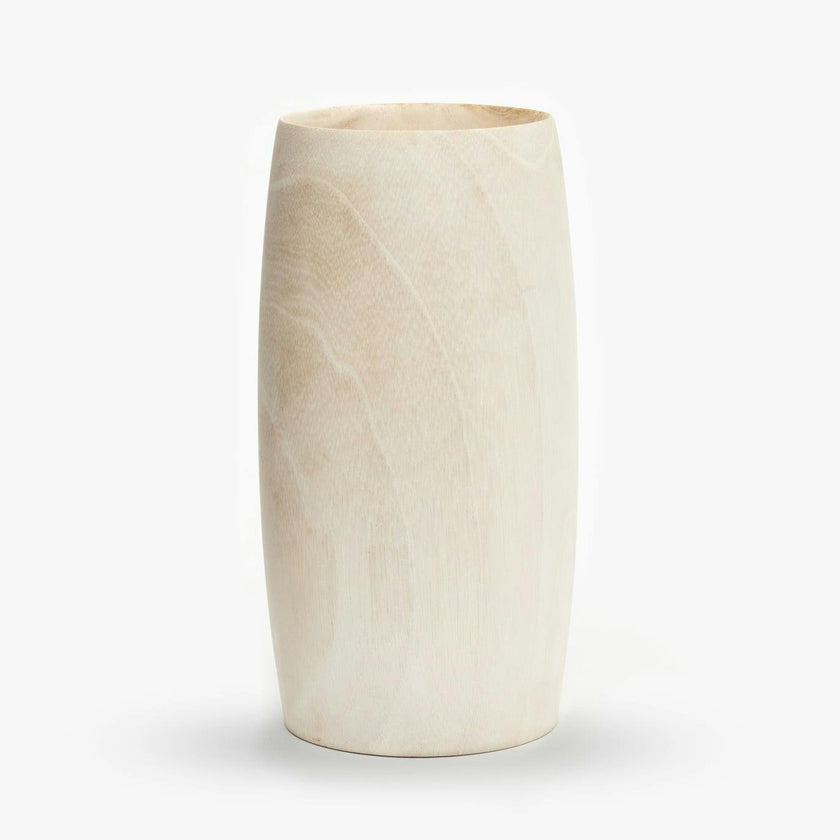 Ansel Handcrafted Wood Vase