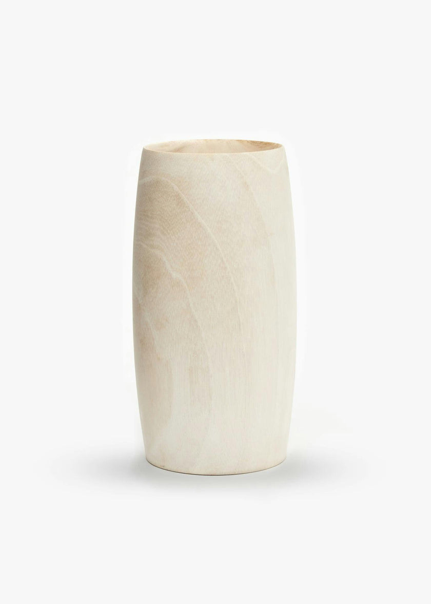 Ansel Handcrafted Wood Vase