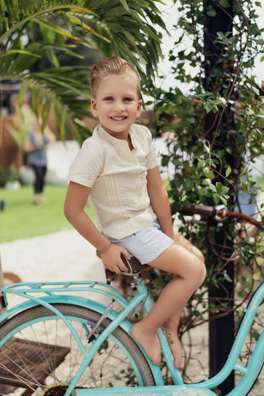 Pleats-N-Tiers Boys Shirt