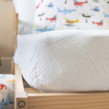 Cotton Muslin Toddler Bedding 3 Piece Set - Air Show