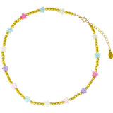 Daisies Bead Necklace