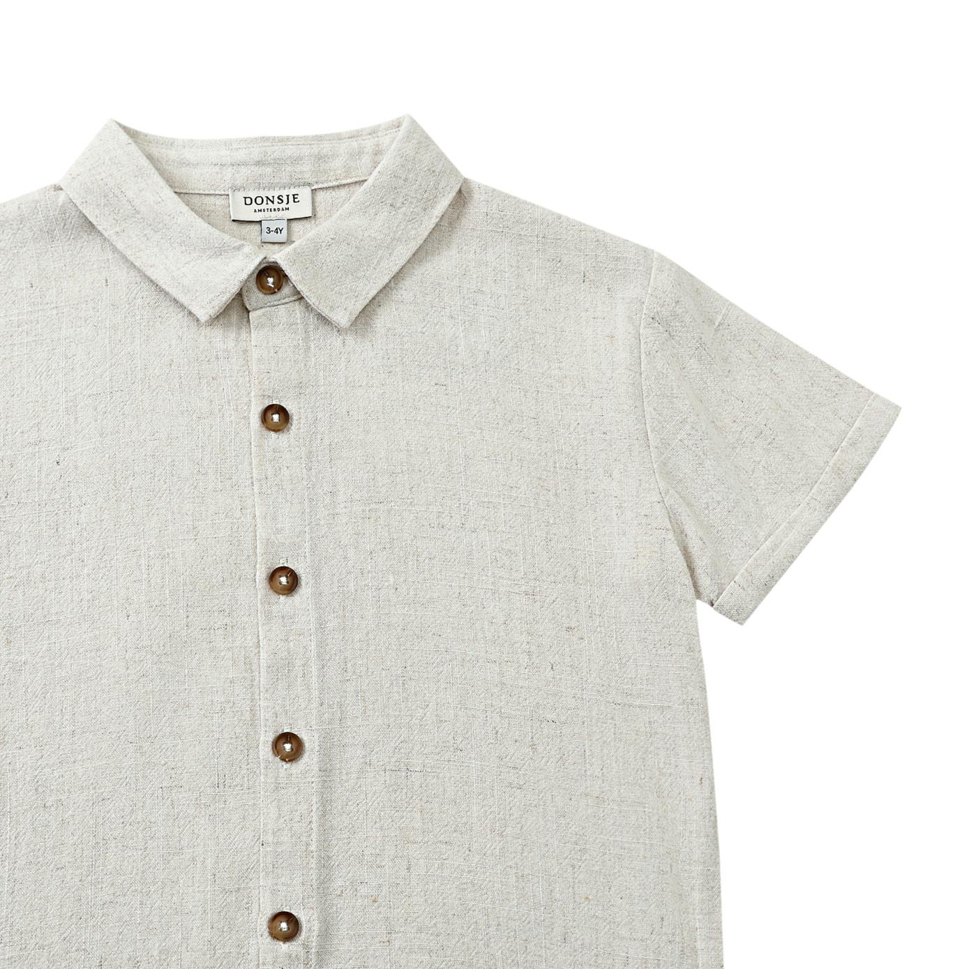 Brammie Shirt | Warm White Melange