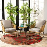 Jensen 3-Piece Rattan Outdoor Lounge Set