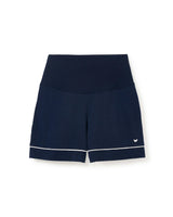Women's Pima Maternity Shorts in Navy