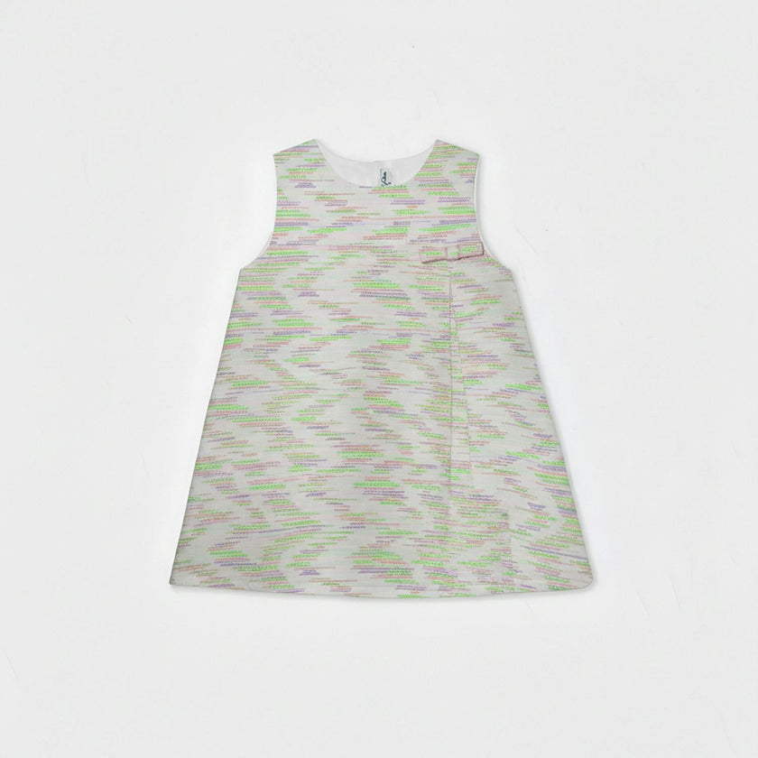 Celena Girl Dress Sleeveless, Lilac Pistachio