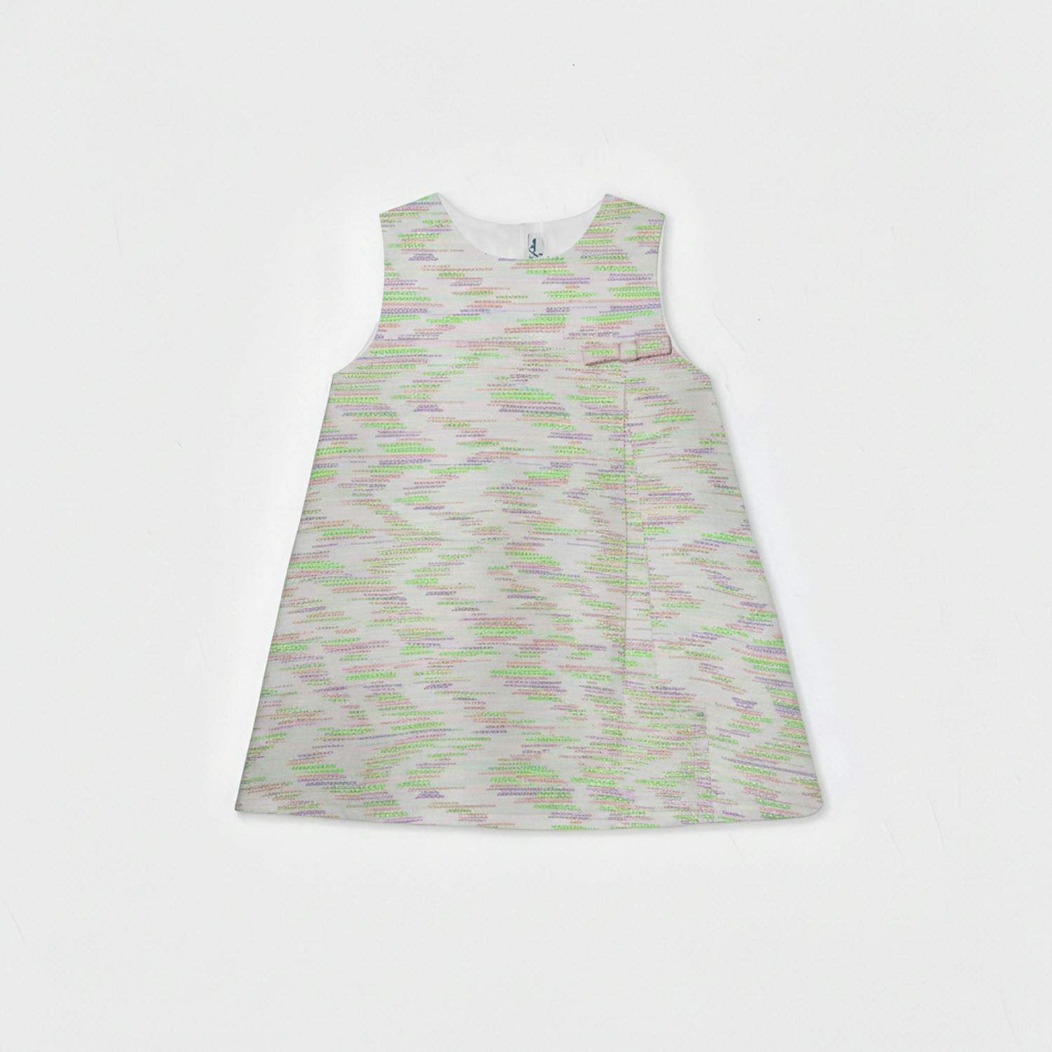 Celena Girl Dress Sleeveless, Lilac Pistachio
