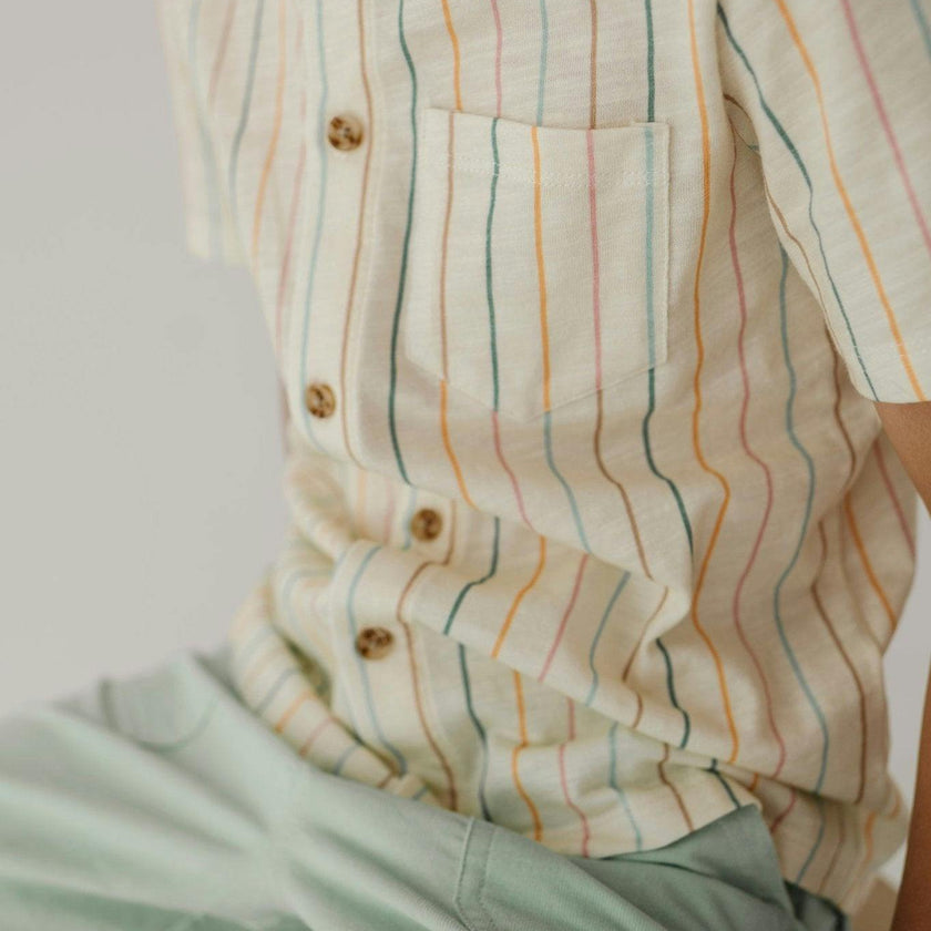 Boy's Collar Button Shirt