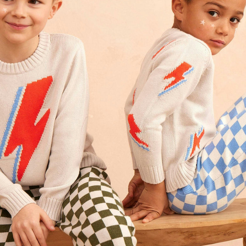 Bolt Storm Jumper | Chalk