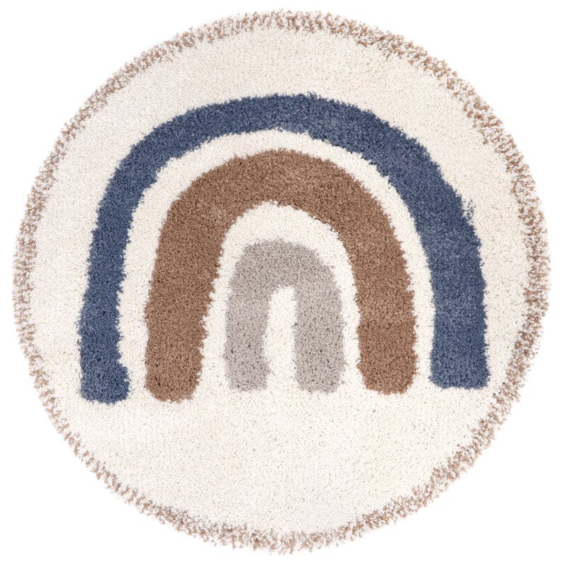 Bohemian Rainbow Round Rug