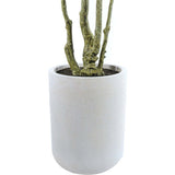 7' Artificial Willow Eucalyptus Tree with Artisan Planter