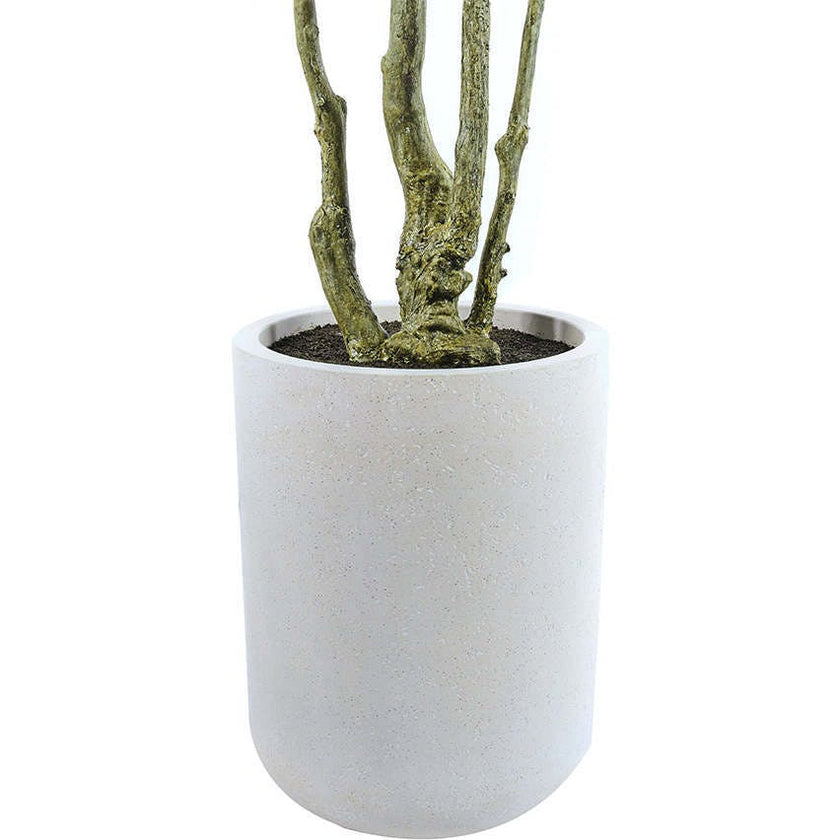 7' Artificial Willow Eucalyptus Tree with Artisan Planter