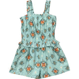 Ruffle Strap Shorts Romper