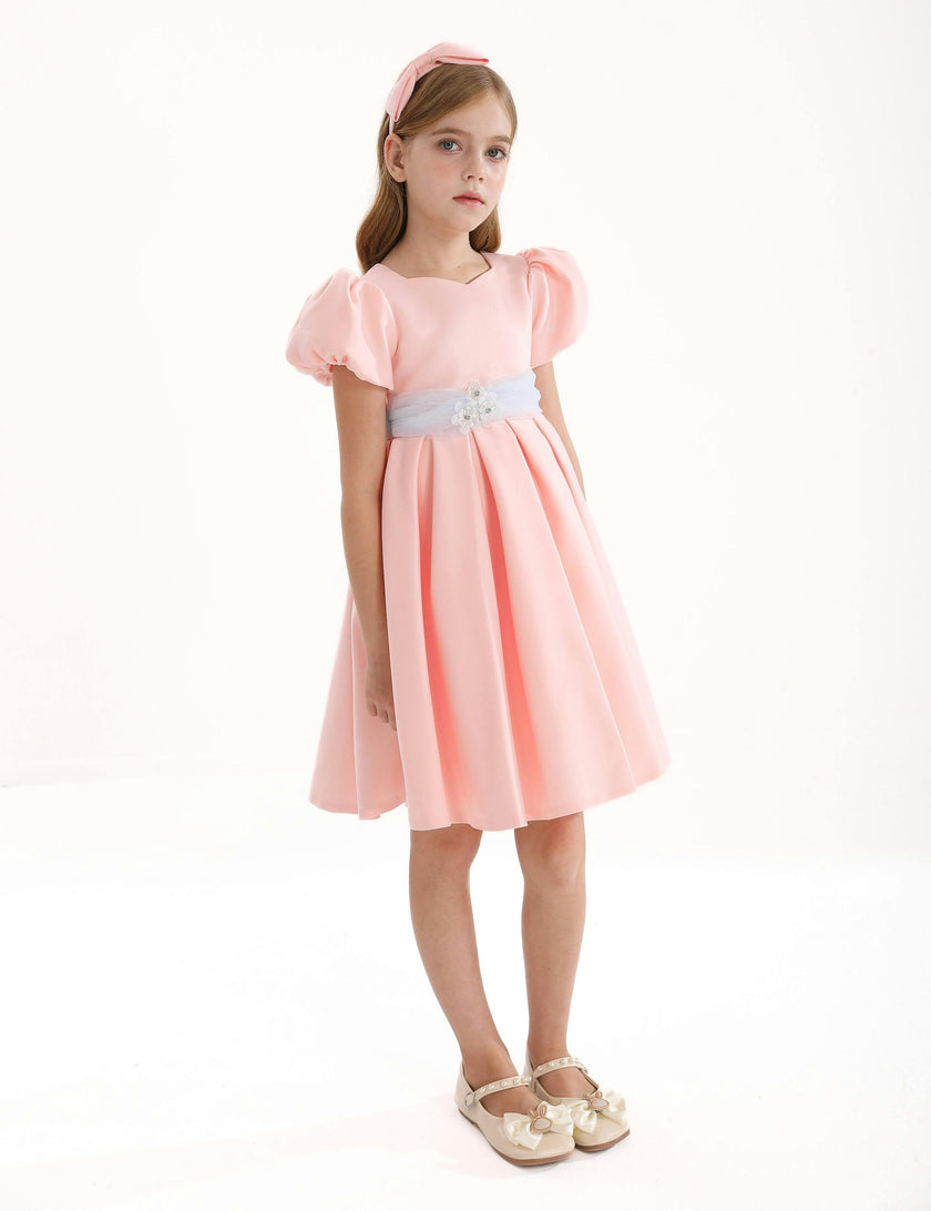 Pink Easton Teacup Belt Dress