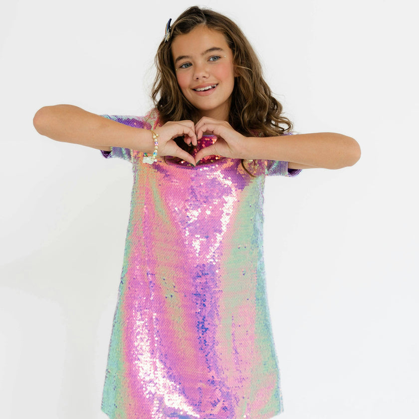 Lavender Haze Sequin Dress