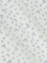 Muslin Swaddle Blanket - Rosebay Floral / Coconut + Sea