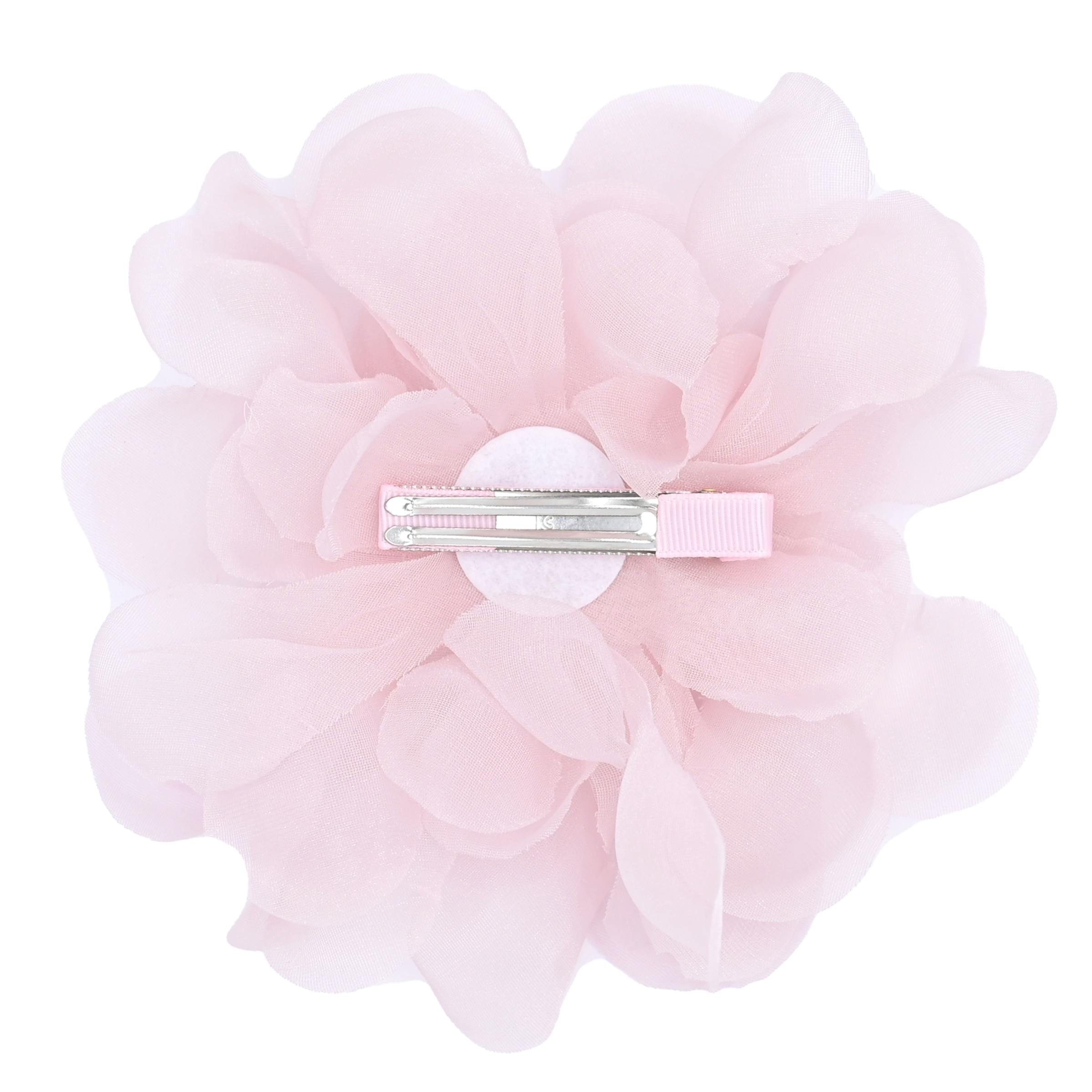 Pearl Ribbon Flower Hairclip