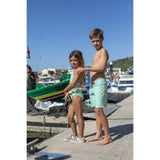 Pop stripes surfer swim shorts