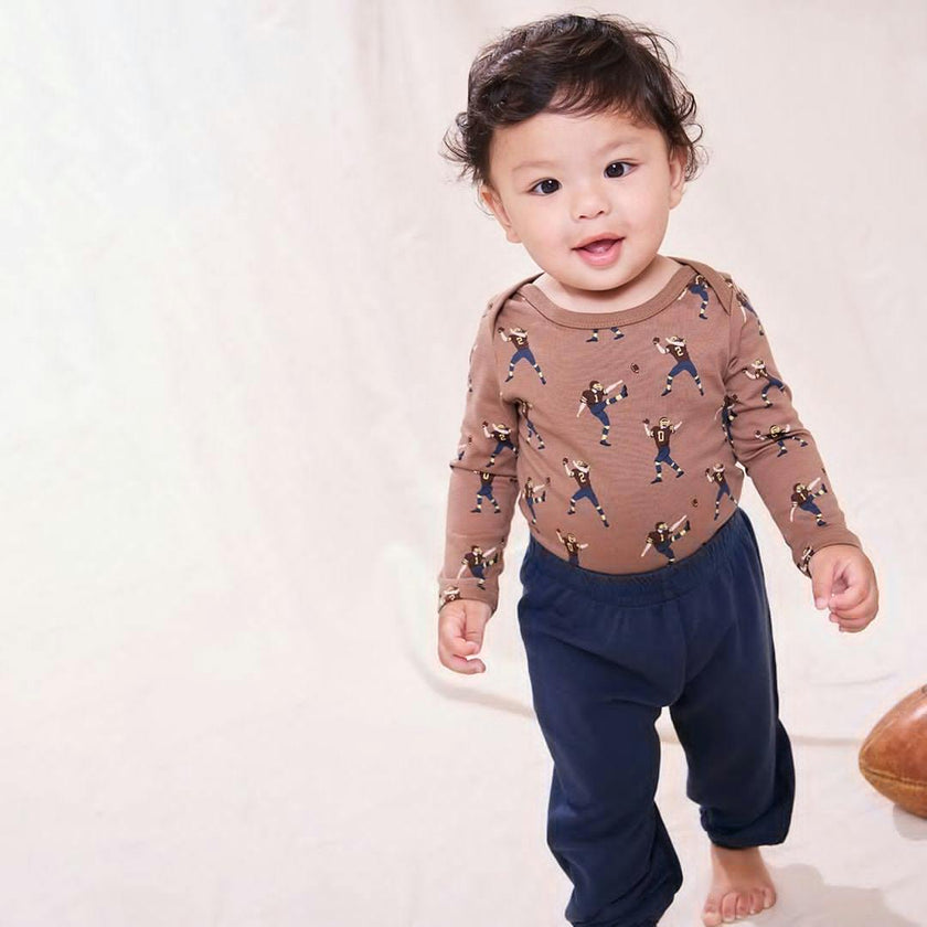 Baby Bubble Pant, Heather Grey