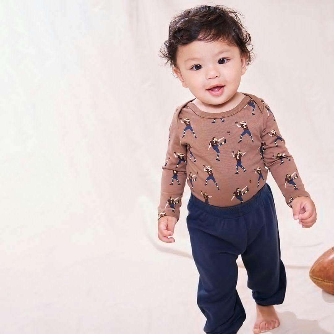Baby Bubble Pant, Heather Grey