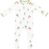 Zippered Footie, Florals