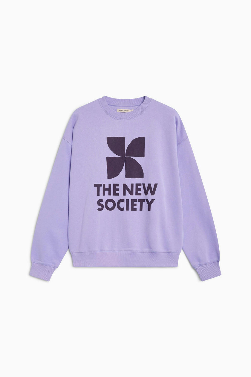 TNS Logo Woman Sweatshirt Violet Tulip