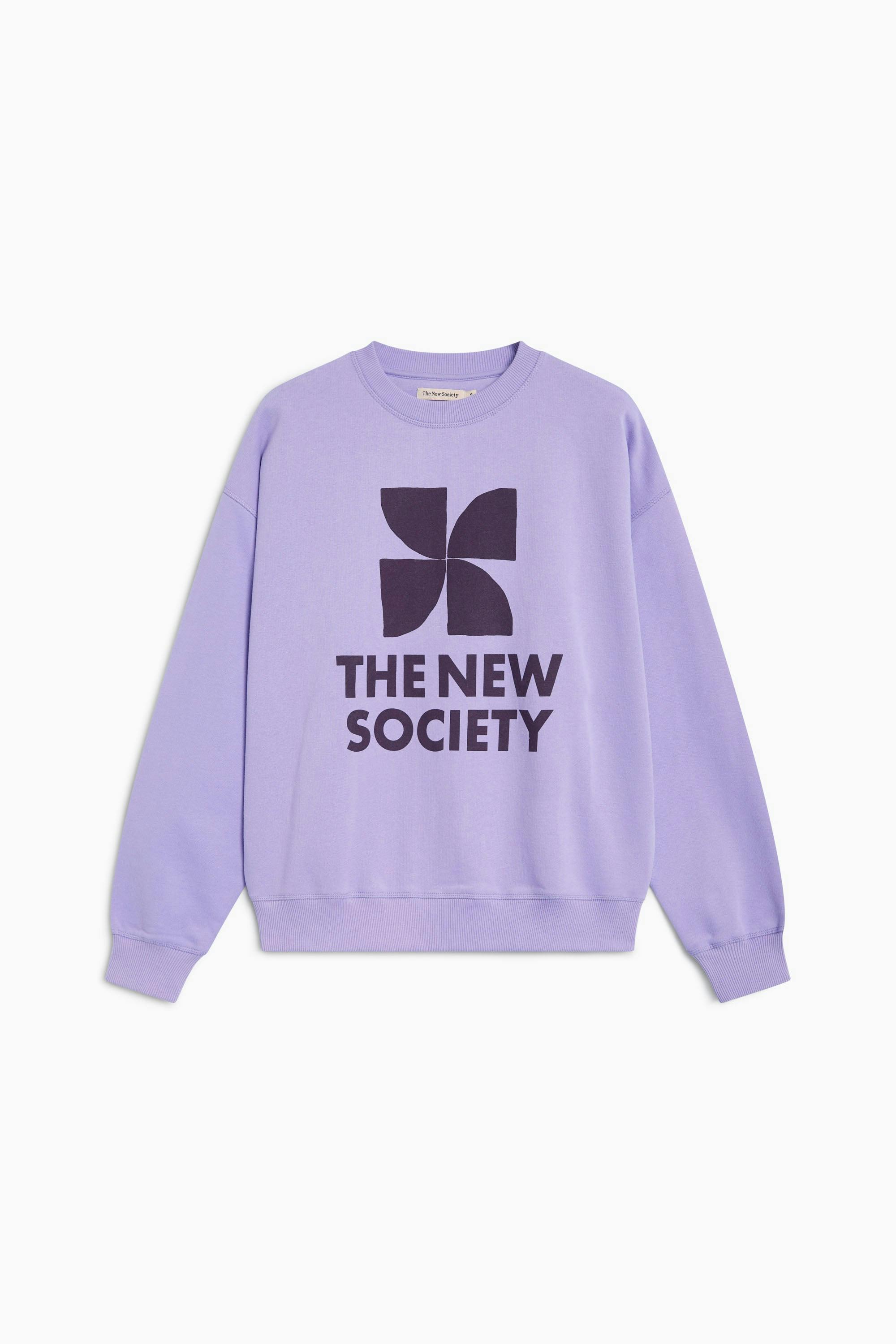 TNS Logo Woman Sweatshirt Violet Tulip