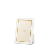 Piero Leather Frame, White