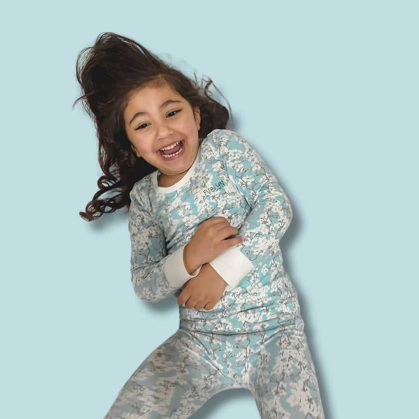 Print Long Sleeve Pajamas