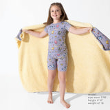Minecraft: Pixel Pals Bamboo Kids Pajama Short Set