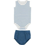 Boys Striped Top With Bloomer