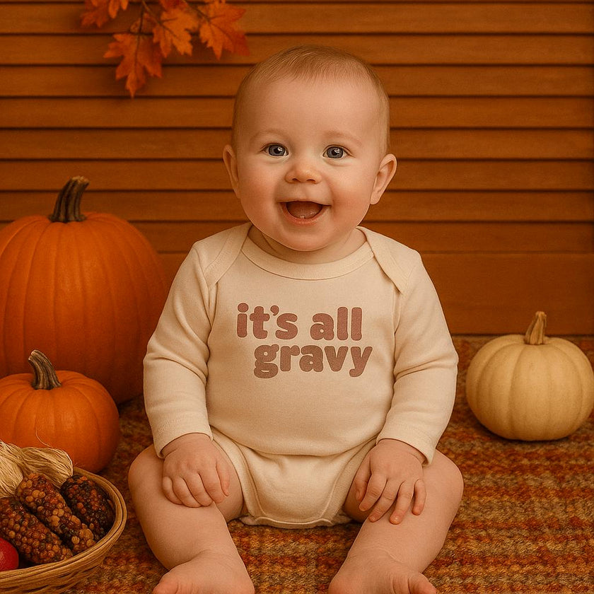 graphic bodysuit | all gravy (long sleeve)
