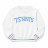 White Tennis Signature Crew Sweatshirt