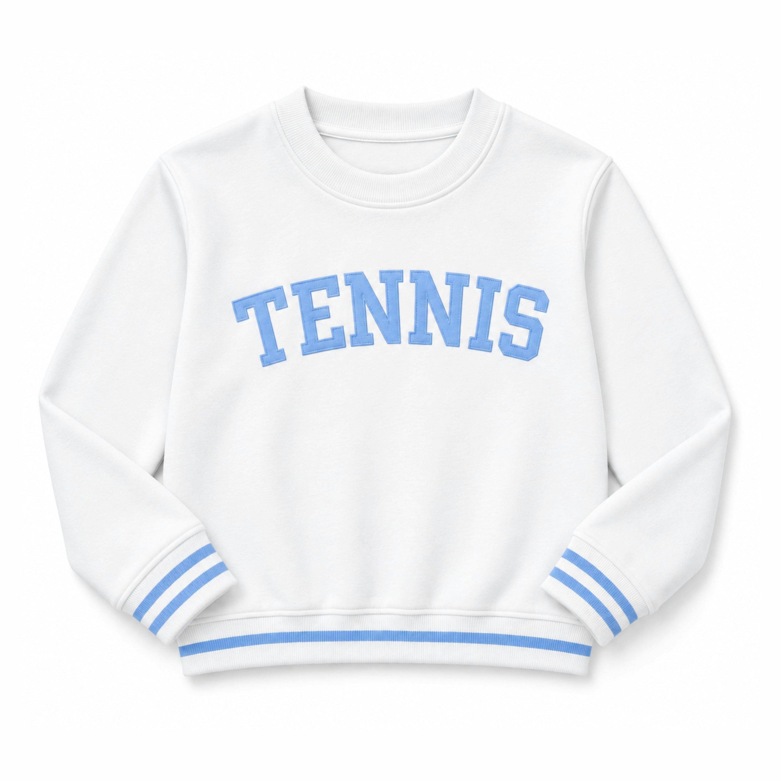 White Tennis Signature Crew Sweatshirt